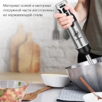 Блендер погружной HYB-H3935 1200Вт черный