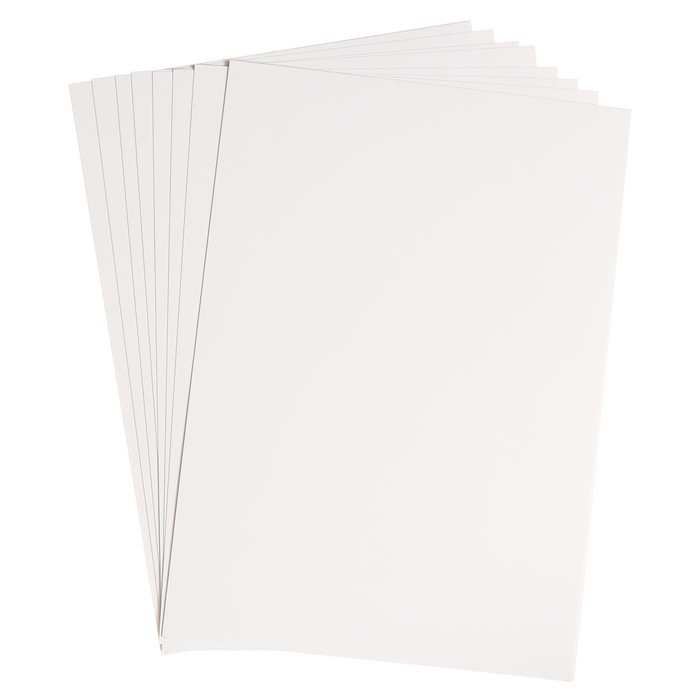 Картон белый А4, 8 листов двусторонний, мелованный, блок 230 г/м2, EXTRA белизна, в папке Картон белый А4, 8 листов двусторонний, мелованный, блок 230 г/м2, EXTRA белизна, в папке