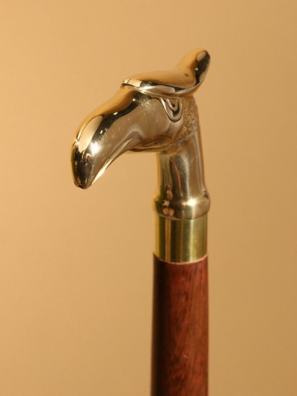 Трость "Орёл" с шахматным рисунком, шишам, латунь 94 см