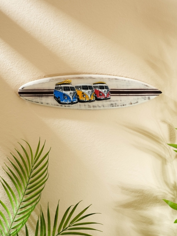 Панно Панно "Доска для сёрфа "Три Сплитти" дерево 40х11 см