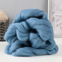 Шерсть для валяния 100% полутонкая шерсть 50 гр (160 северное море) Шерсть для валяния 100% полутонкая шерсть 50 гр (160 северное море)