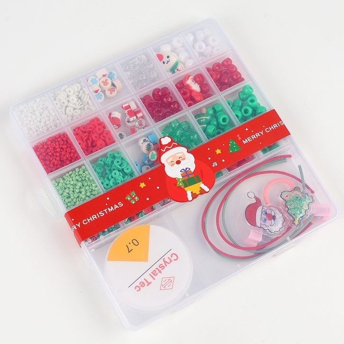 Набор для творчества «Новогоднее украшение из бусин» Набор для творчества «Новогоднее украшение из бусин»