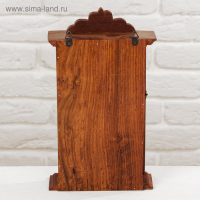 Ключница "Резные сердечки" дерево28*16*6 см Ключница "Резные сердечки" дерево28*16*6 см