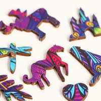 Пазл деревянный фигурный «Сказочная сова», 87 элементов Пазл деревянный фигурный «Сказочная сова», 87 элементов