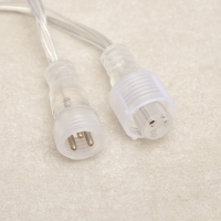 Гирлянда &laquo;Сеть&raquo; 2 &times; 3 м, IP44, УМС, прозрачная нить, 384 LED, свечение тёплое белое, 220 В