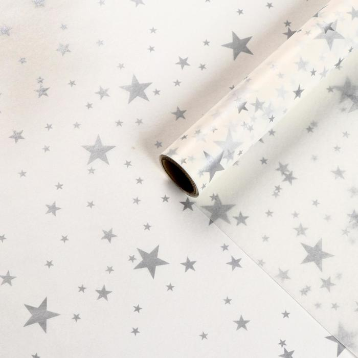 Бумага силиконизированная &laquo;Звёзды&raquo;, для выпечки, 0,38 х 5 м