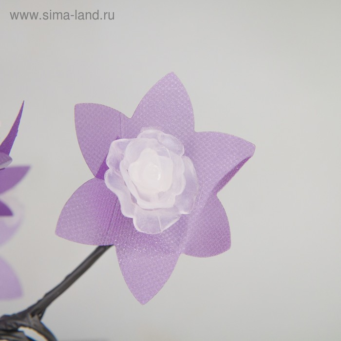 Светодиодный куст &laquo;Розы большие&raquo; 30 см, 32 LED, мигание, 220 В, свечение мульти (RG/RB)