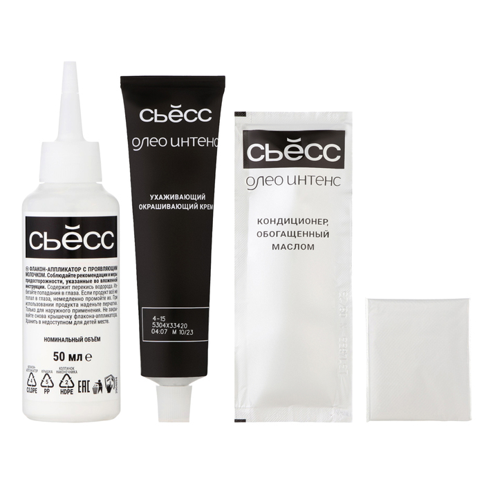 Краска для волос Сьесс Oleo Intense, тон 6-10, тёмно-русый Краска для волос Сьесс Oleo Intense, тон 6-10, тёмно-русый