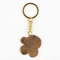 Брелок новогодний, для ключей, металлический &laquo;Змейка&raquo; 3,5 х 8,5 см