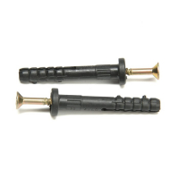 Дюбель-гвоздь "Стройбат", полипропиленовый, грибовидная манжета, 6x40 мм, 200 шт