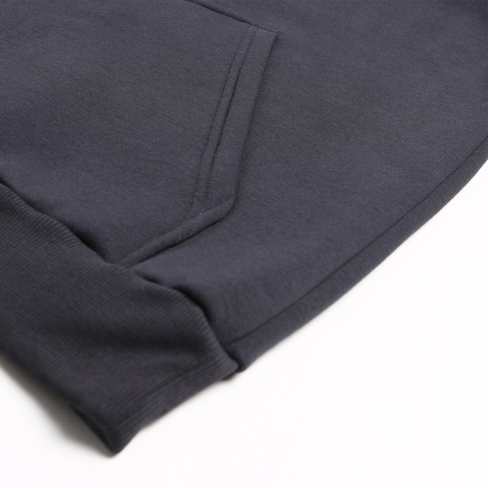 Толстовка мужская НАЧЁС, цвет тёмно-серый, размер 56