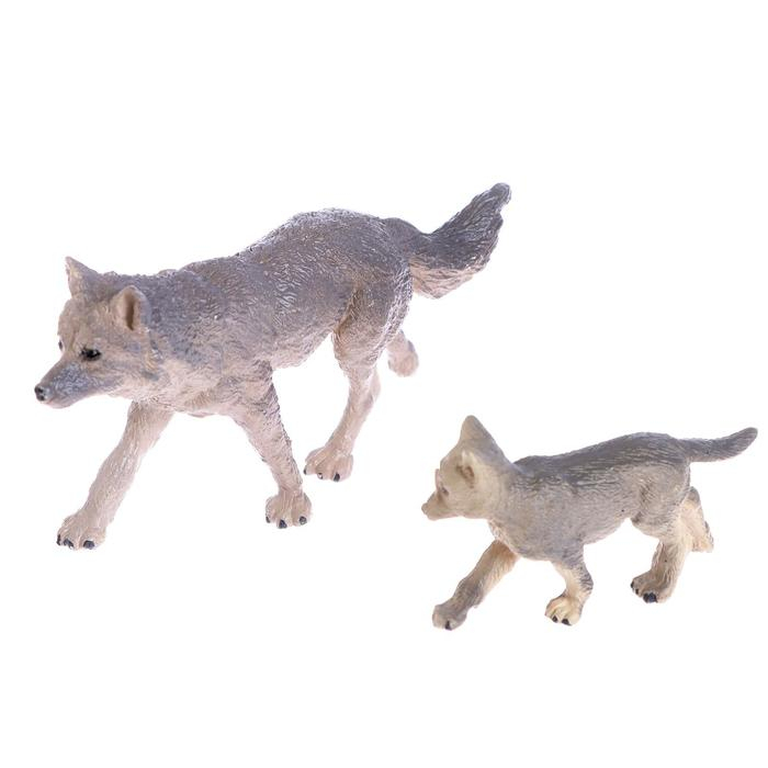 Набор диких животных &laquo;Дети и родители&raquo;, 6 фигурок