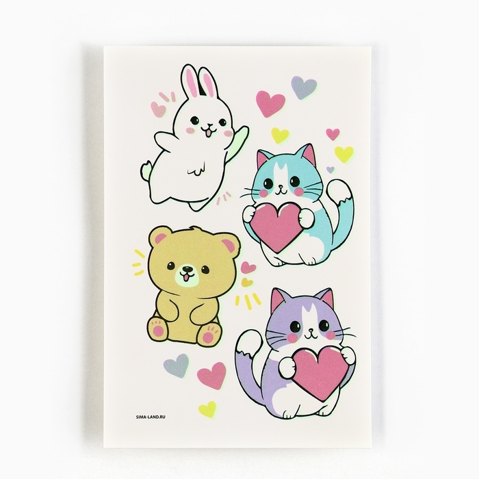 Кольцо 3 шт с тату «Чудесной девочке» 8 х 12 см Кольцо 3 шт с тату «Чудесной девочке» 8 х 12 см