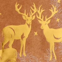 Пакет крафт с золотым тиснением, круглая ручка, "Новый год" 33 х 25 х 12 см, 120 г Пакет крафт с золотым тиснением, круглая ручка, "Новый год" 33 х 25 х 12 см, 120 г