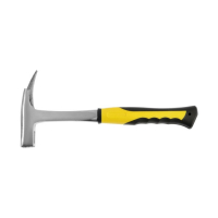 Молоток кровельщика ТУНДРА, цельнокованый, боек с магнитом, 2К рукоятка, 600 г