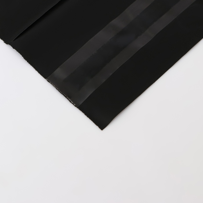 Курьерский пакет с клеевым клапаном , черный 15 х 20 + 4 см , 50 шт