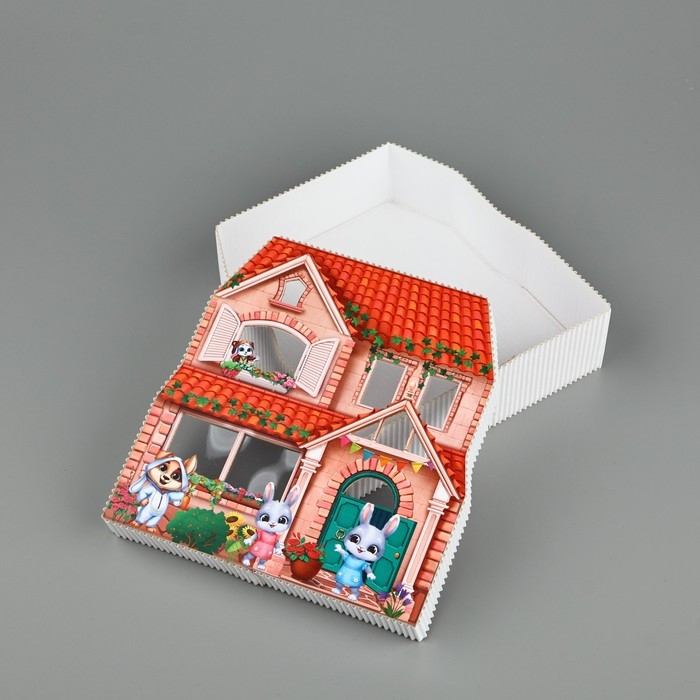 Коробка подарочная «Весёлые зверята», 17 х 17 х 5 см Коробка подарочная «Весёлые зверята», 17 х 17 х 5 см