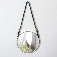 Зеркало настенное &laquo;Антураж&raquo;, d зеркальной поверхности 28 см, цвет серебристый/МИКС