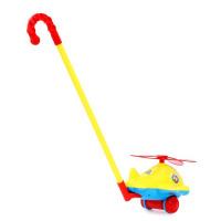 Каталка на палочке &laquo;Вертолётик&raquo;, цвета МИКС