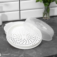 Пароварка для СВЧ-печи пластиковая «Экспресс» Пароварка для СВЧ-печи пластиковая «Экспресс»