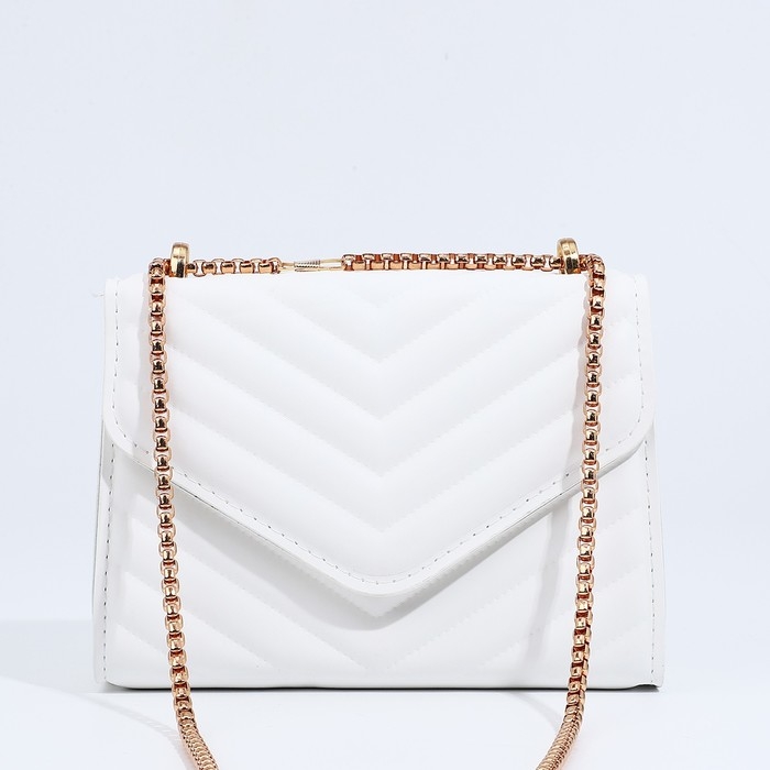 Сумка-мессенджер на магните, цвет белый Сумка-мессенджер на магните, цвет белый