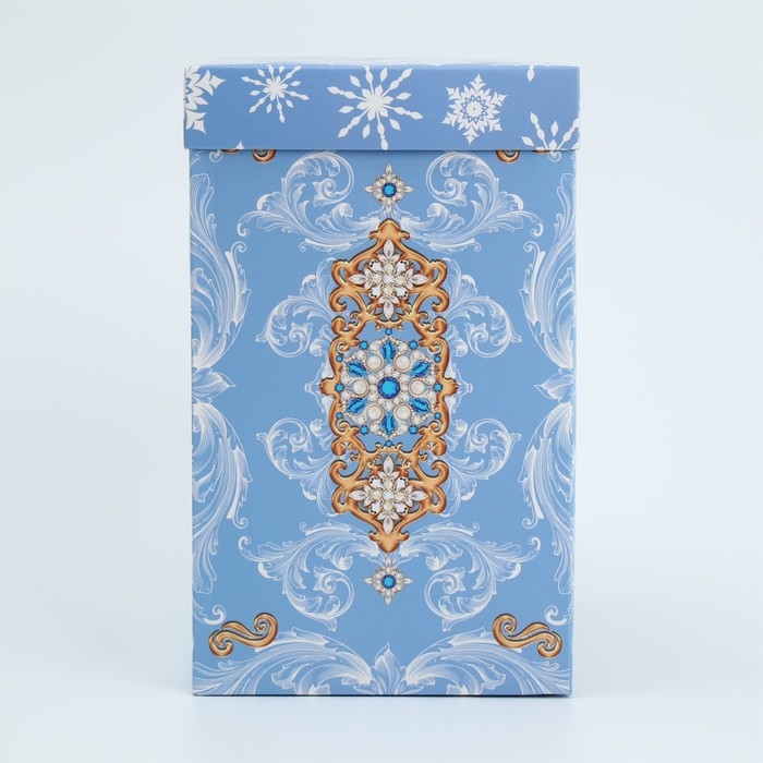 Коробка подарочная новогодняя складная с 3D эффектом «С Новым годом», 18 х 14 х 23 см, Новый год Коробка подарочная новогодняя складная с 3D эффектом «С Новым годом», 18 х 14 х 23 см, Новый год