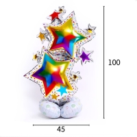 Шар фольгированный 40" &laquo;Букет звёзд&raquo;, под воздух