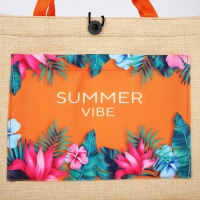 Сумка женская пляжная &laquo;Летний вайб&raquo;, 35х30х14 см