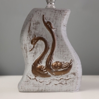 Настольная лампа"Лебеди" Е14 40Вт серый 20х20х32см Настольная лампа"Лебеди" Е14 40Вт серый 20х20х32см