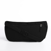 Сумка поясная на молнии, цвет чёрный Сумка поясная на молнии, цвет чёрный