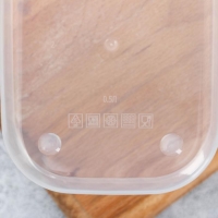 Ланч-бокс &laquo;Цвет настроения красный&raquo;, 0.5 л