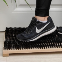 Щётка напольная для очистки обуви, 70&times;40&times;5,6 см, 1960 пучков, бук, синтетическое волокно