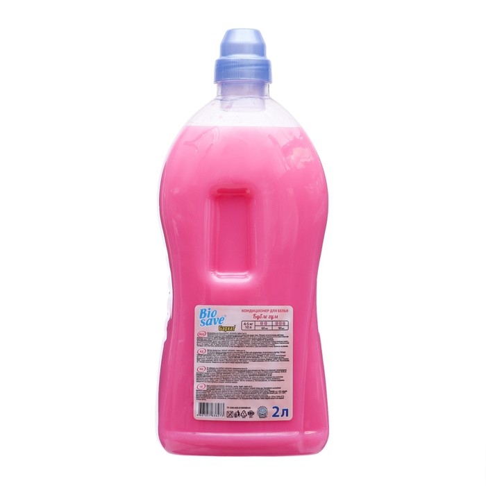 Кондиционер для белья BIOSAVE Бархат, Бубле Гум, 2 л
