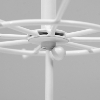 Вертушка, 2 яруса по 8 крючков, 21,5×21,5×41 см, цвет белый Вертушка, 2 яруса по 8 крючков, 21,5×21,5×41 см, цвет белый