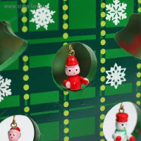 Новогодний сувенир "Ёлочка с подсветкой", зеленая Новогодний сувенир "Ёлочка с подсветкой", зеленая