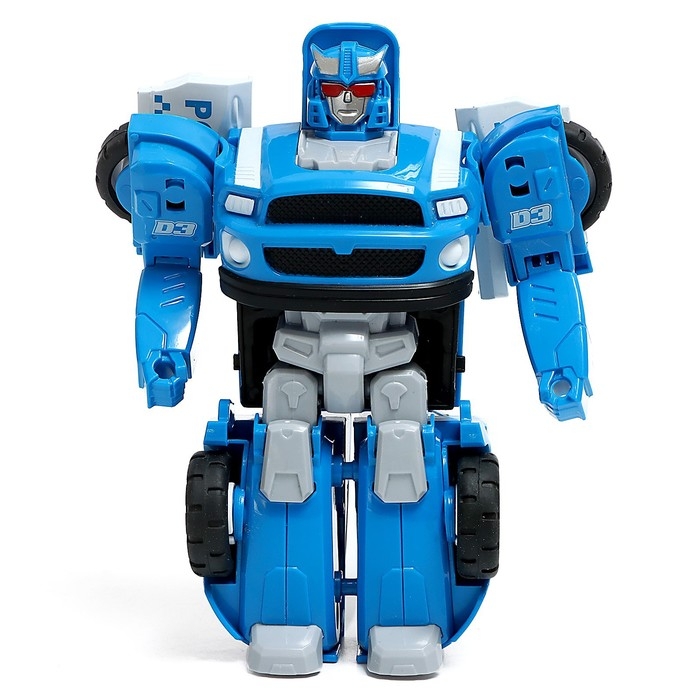 Конструктор винтовой &laquo;Полицейская&raquo;, 2 в 1 робот-машина