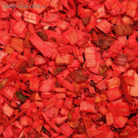 Щепа декоративная, красная 60л. Щепа декоративная, красная 60л.