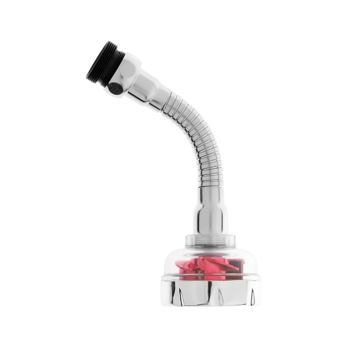 Аэратор ZEIN Z3633-1, на гибком шланге, с красным вентилятором Аэратор ZEIN Z3633-1, на гибком шланге, с красным вентилятором