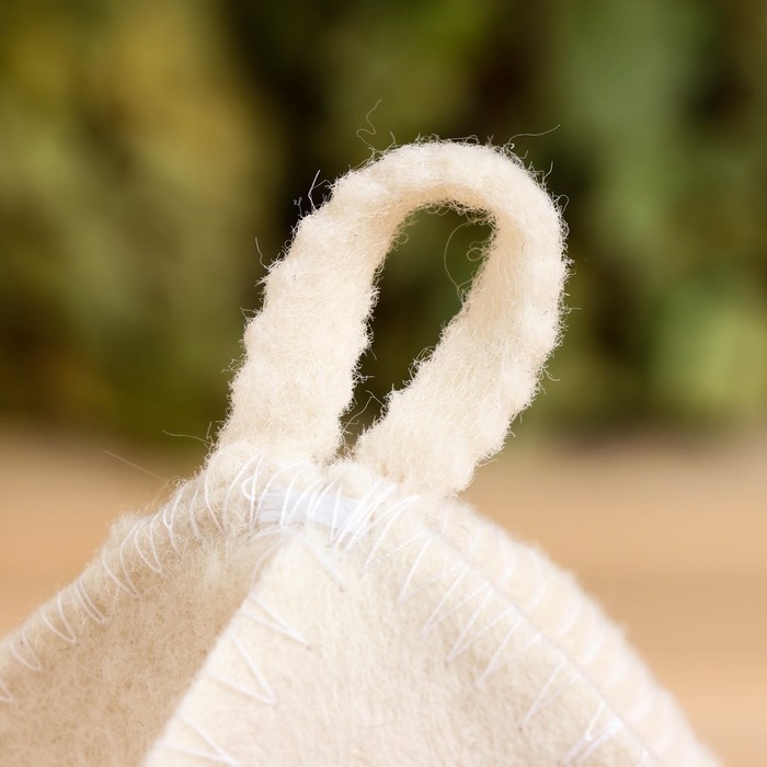 Шапка для бани с термопечатью Шапка для бани с термопечатью "Настоящий банщик"