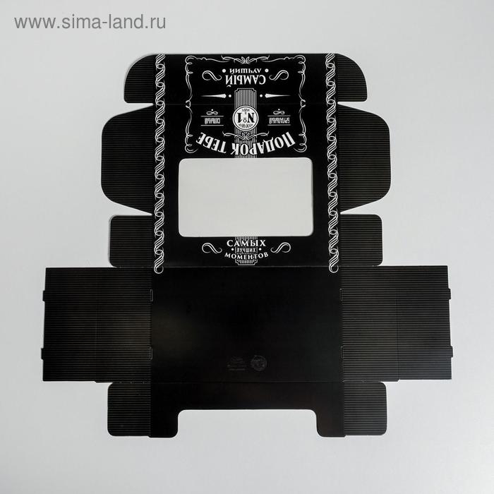 Коробка для эклеров, кондитерская упаковка, 5 вкладышей, &laquo;Подарок тебе&raquo;, 25.2 х 15 х 7 см