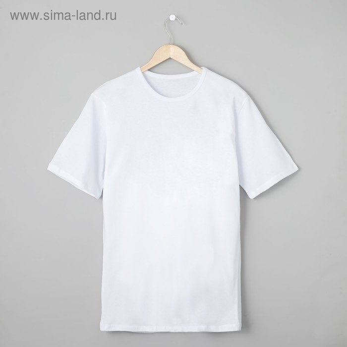 Футболка мужская БК-136 цвет белый, р-р 68