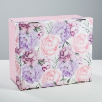 Коробка подарочная складная, упаковка, &laquo;Цветочная сказка&raquo;, 31 х 25.5 х 16 см