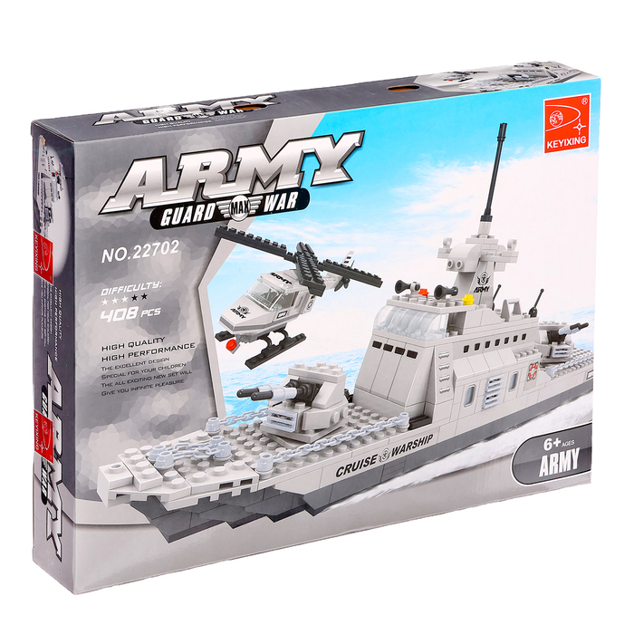 Конструктор &laquo;Боевой катер&raquo;, 402 детали