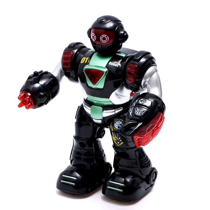 Робот &laquo;Супербот&raquo;, световые и звуковые эффекты, работает от батареек, цвет зелёный