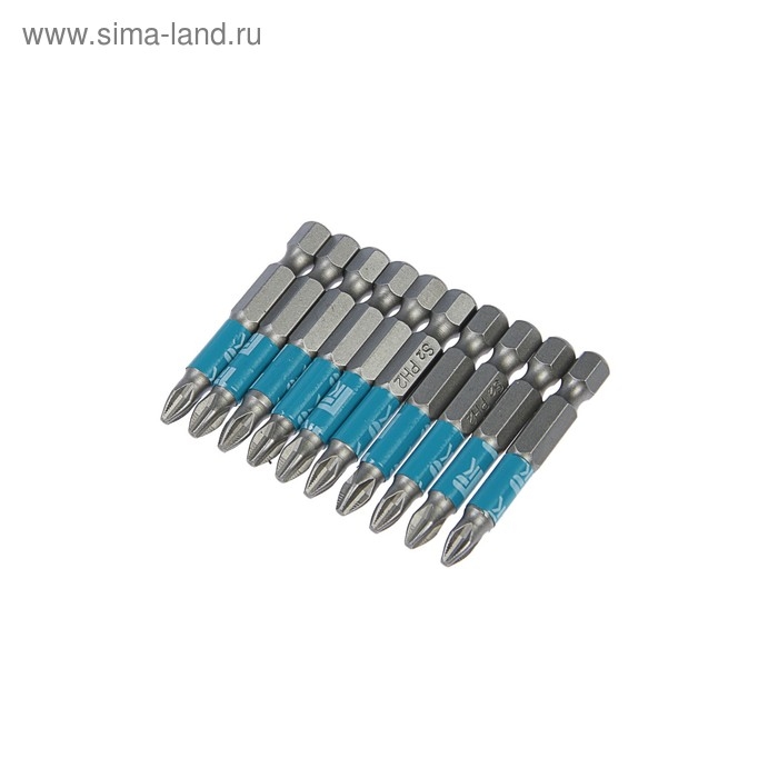 Биты Remocolor, сталь S2, 1/4 Биты Remocolor, сталь S2, 1/4" Е, PH2 х 50 мм, намагниченные, 10 шт.