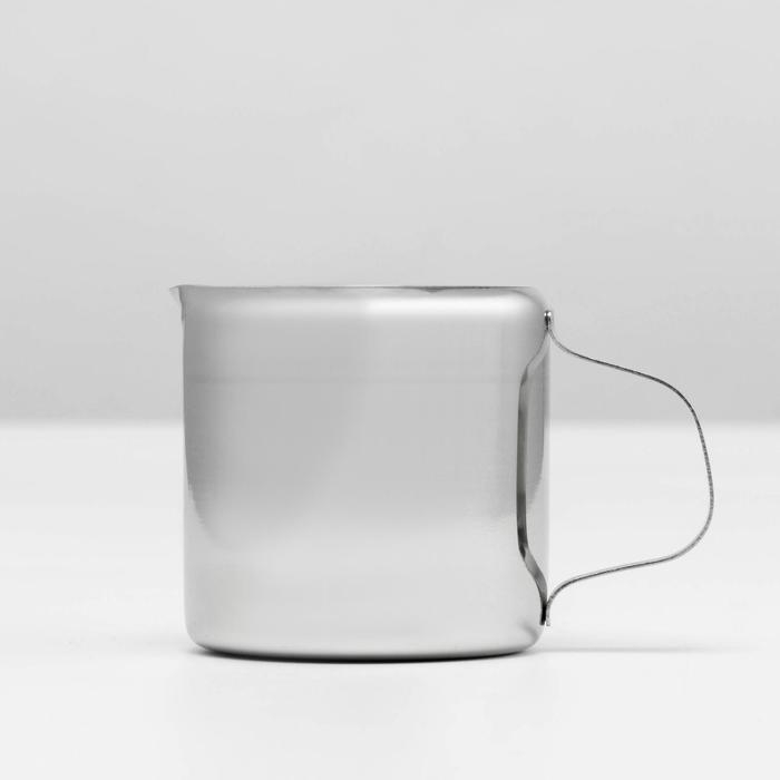 Молочник питчер из нержавеющей стали, 150 мл, цвет хромированный