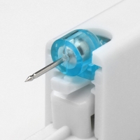 Пистолет одноразовый для пирсинга, серьга в комплекте &laquo;Минимал&raquo;, 4 мм, цвет серебро