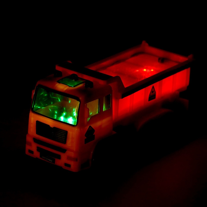 Машина &laquo;Спецслужбы. Самосвал&raquo;, световые и звуковые эффекты, работает от батареек