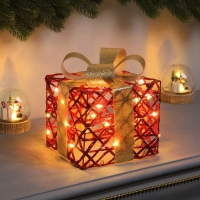 Фигура световая "Подарок красный", 17х15х15, 20 LED, AAx2 (не в компл.), Т/БЕЛЫЙ Фигура световая "Подарок красный", 17х15х15, 20 LED, AAx2 (не в компл.), Т/БЕЛЫЙ