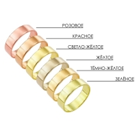 Кольцо &laquo;Бабочка&raquo; с цепочкой, цветное в золоте, безразмерное